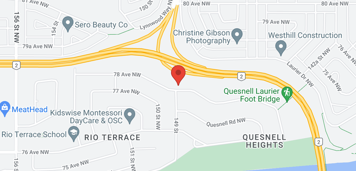 map of 4 QUESNELL CR NW